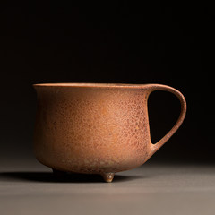Dexin Ge Jinding firewood tea cup bowl cup Jingdezhen woodkiln ceramic tea Kung Fu Tea