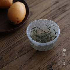日本正品进口手工纯金箔玻璃茶杯品茗杯大号加厚个人杯主人杯茶具 缸杯