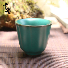 Ceramic tea cup cup single master hand built small personality personal Kung Fu tea cup Masters Cup Dan - flower cup 1
