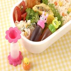 Japanese Mini funnel portable condiment bottle, sauce bottle, cute animal sauce and vinegar bottle