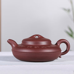 Zhang Jie purple sand Yixing purple sand teapot famous genuine pure handmade tea pot, purple mud line round pot