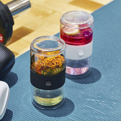 Zhe &pi Glass Cup travel bag set Quik a pot of tea tea set a cup of filter Tourism white