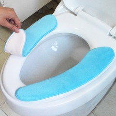 Adhesive toilet cushion, general toilet bowl, waterproof toilet, toilet, toilet bowl, toilet pad, 2 sets Violet
