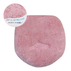 PBH shell flashing silver light pink sweet princess is super toilet toilet cover thick Light pink
