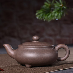 Gu Tong Yixing Zisha ore of rare purple clay teapot old 200cc Ming not only works