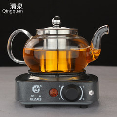 Genuine yulan magnolia heat resisting stainless steel teapot, heating glass teapot, tea set, electric ceramic stove, boiled tea pot, mail Buy Jisong 2 cups