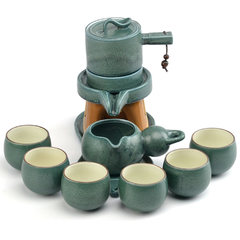 Fully automatic tea set, lazy brew device, home office exquisite tea set, new large size dragon Ma Yue Instant tea set