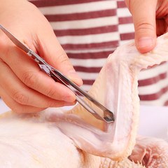 艾米格不锈钢拔毛器猪毛夹厨房用品创意小工具猪毛钳拔猪毛神器