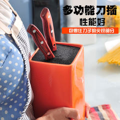 Le Yinghong creative multifunctional ceramic knife holder, kitchen equipment, storage tools, rack, insert freely white