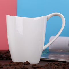 Coffee mug cup of tea cups, porcelain white 450 ml cup custom LOGO
