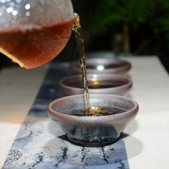 Jingle authentic Jianyang open, build oil drops, Gongfu cup, Master Cup, iron tire, tea cup Open oil drop