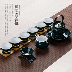 The original set of Kung Fu tea set Japanese ceramic teapot red tea tea maker tureen shipping special offer Pot style