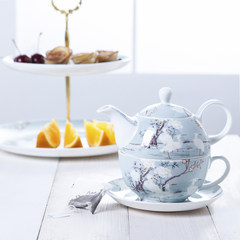 Afternoon tea set tea teapot cup English bone china tea cup classic ceramic single crane Crane single cup pot