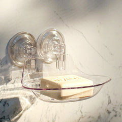 In the odd good creative bathroom storage products pose a multifunctional soap dish hanging cup transparent color Transparent color