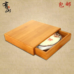 Pu'er tea box three bamboo tea tray tea tea storage box is divided into open tea tray tea bag mail with zero deposit The tray (1 points to send tea)