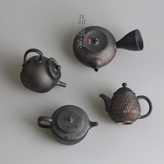 Jingdezhen Ceramic Teapot teapot with fambe trumpet antique Teapot Tea Pot Japanese shipping D white