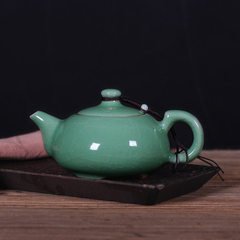 Special offer Longquan celadon teapot Kung Fu tea tea teapot with screen Geyao ice tea personal travel Di punch'ong