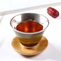 Kung Fu Tea Cup Cup Masters Cup silver cup single individual personality grade single cup gift gifts creative rainbow cup Fambe summer cup