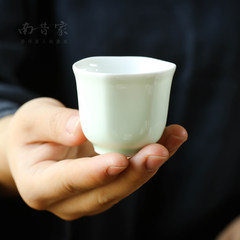 South of Jingdezhen Kung Fu tea tea cup cup six cup edge personal eggshell white ceramic cup single master cup white