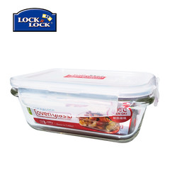 380ml sealed rectangular glass, microwave refrigerator, lunch box, lunch box, LLG422 Round 950ML