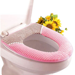 Toilet cushion thickening seat set, winter general paste waterproof toilet seat, toilet seat, toilet pad pad mail