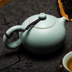 Shi Ru Ceramic Teapot Tea Pot authentic famous handmade teapot teapot Kungfu ice crack had follicular Imperial concubine pot (sending kettle rope)
