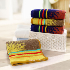 Thick cotton towel Cotton soft absorbent towel fireworks lovers return shipping special offer wash towels Fireworks towel yellow 75x35cm