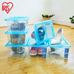 IRIS IRIS environmental protection plastic color transparent lady shoebox SHB353 a group of 6 sets 85*48*16.5cm blue