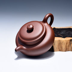 Famous Yixing purple sand teapot master, manual handmade teapot, kungfu tea set, raw ore bottom trough, antique pot