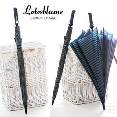 The new Lotosblume export to Germany maxmara increase straight handle double men and women automatic long handle umbrella stripe