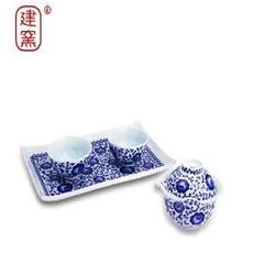 Taiwan kiln porcelain tea set tea Tieguanyin tea Kung Fu and five with double