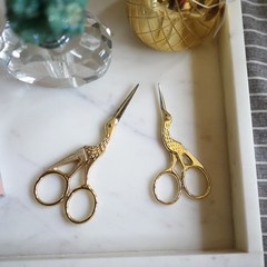 W1962 exports US golden bird, exquisite small office scissors / paper cutting knife Beak Sciccors Big birdie scissors 11cm