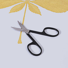 Acooltd stainless steel scissors scissors eyebrow hair cosmetic safety tip cut double fold eyelid cut