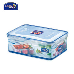 LOCK&LOCK plastic fresh-keeping box HPL826 big lunch box, lunch box, 2.6L dry goods storage box transparent