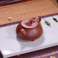 Yixing Wan Jufen masters handmade teapot DaGongPao Jingzhou stone scoop pure red clay teapot set out ore 180ml