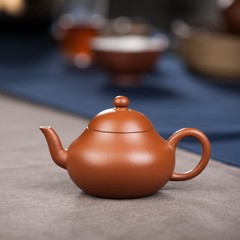 Yixing Zisha teapot hand raised ancient pear shaped pot of genuine ore Zhu Nigan bubble