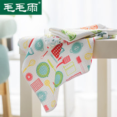 Drizzle magic cloth, kitchen napkin cloth, absorbent household cleaning towel, high grade European printing cloth orange