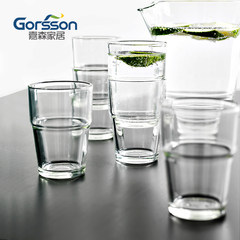 Transparent glass office Greco large cup of soda juice drink a cup of cold water free 200ml six installed only