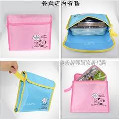 South Korea imports Mocha cubs lunch bags, lunch boxes, bags, lunch boxes and bags Pink Dinner Bag