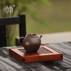 Add [a] Lu bamboo tea Yixing ore teapot mud refining manual firewood teapot gift bag mail tray Five piece set