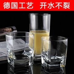 Four star octagonal glass, glass cup, wine cup, cup, famous cup, heat resistant set Large octagonal cup