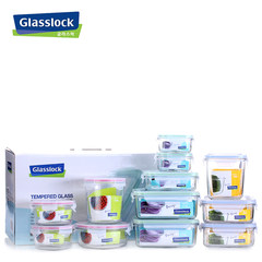 South Korea Glasslock three clouds tempered glass container boxes of twelve sets of GL80 microwave heat