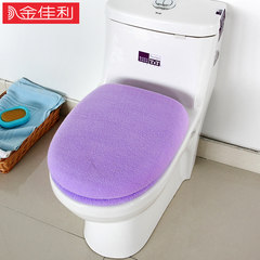 Toilet seat, toilet bowl, toilet lid, thickening toilet seat, toilet seat, toilet pad, two sets orange