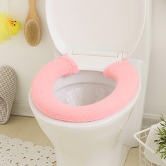 Thickening cotton jacket, toilet bowl, one-piece toilet bowl, toilet bowl, toilet seat, general type Blue purple flowers