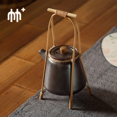 Bamboo, bamboo handle, tea ceremony, hand made, large heat resistant tea set with zero set, bamboo teapot teapot
