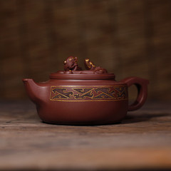 Qian Yi Zhai Yixing teapot handmade famous Chu cloud ore pot