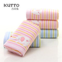 KUTTO cotton towel absorbent cotton as creative playful cute bear Touchao soft absorbent towel lovers Bear head blue 1142 34x75cm