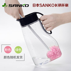 日本SANKO长柄杯刷球型纤维杯刷玻璃杯电水壶保温杯刷长杯深杯刷