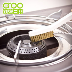 Japan aisen hearth cleaning brush, through hole needle, steel wire brush, kitchen cleaning brush, gas stove, clean brush