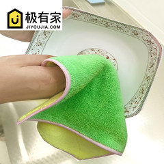 Every day special price, 10 superfine fiber thickening, can not suck off the wool, do not stick oil, kitchen washing towel, clean cloth Collocation color double color cloth 10 pieces [18*27]